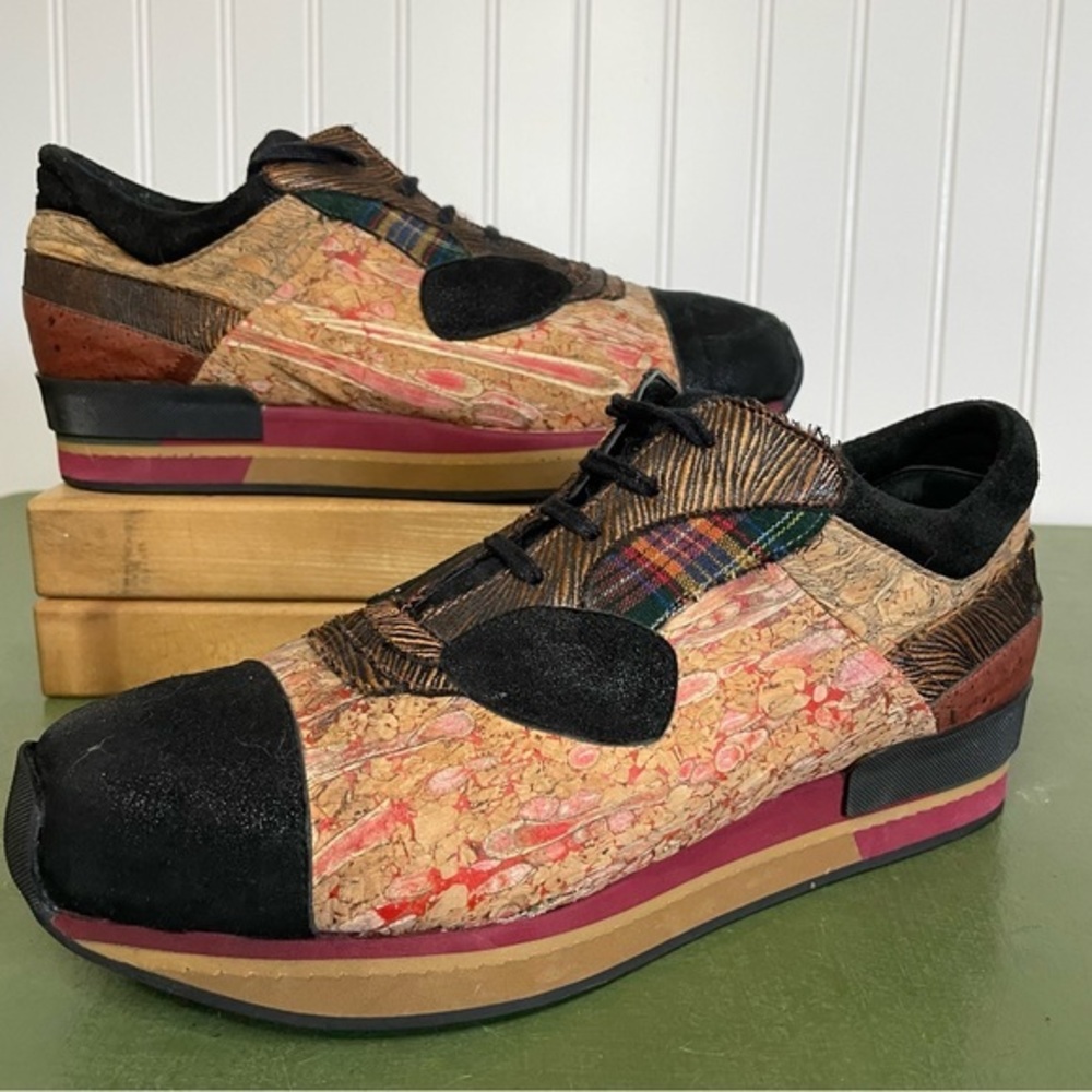 Anthropologie/Kron by Kronkron Multi Colored Cork Sneakers/Casual Shoes